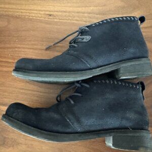 Bussola NILI NAVY SILK SUEDE Women’s Ankle Boot Size 39 MINT CONDITION